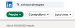 linkedin search